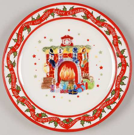 Twas the Night Before Christmas Wall Plate