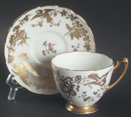 10272 Footed Cup & Saucer Set