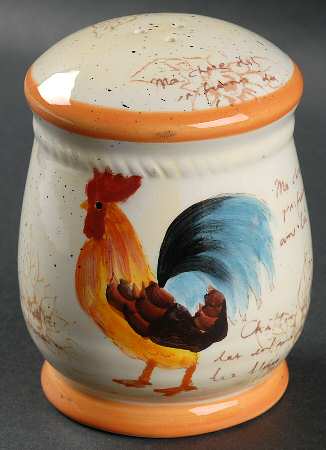 Country Rooster Pullet Pepper Shaker