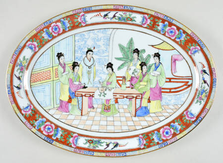 CX443 15" Oval Serving Platter