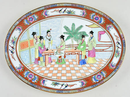 CX443 14" Oval Serving Platter