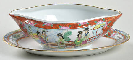CX443 Gravy Boat with Attached Underplate