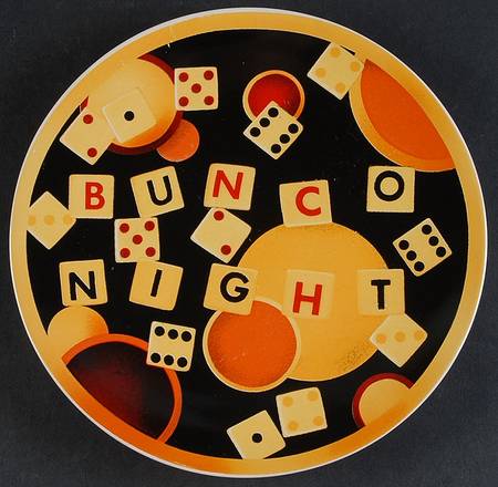 Bunco Salad Plate
