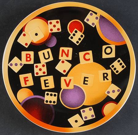 Bunco Salad Plate