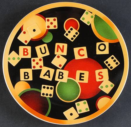 Bunco Salad Plate
