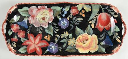 Black Tapestry Large Sandwich Tray