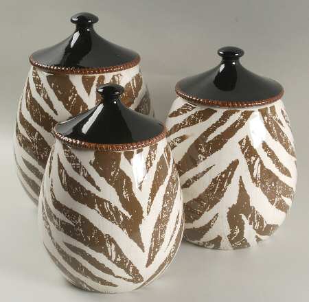 Safari (3 Piece) Canister Set (Box Set)