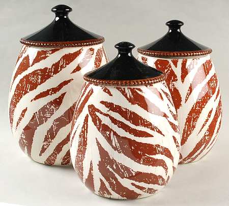 Safari (3 Piece) Canister Set (Box Set)