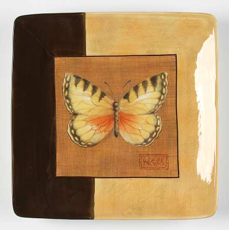 Golden Orchids Salad Plate