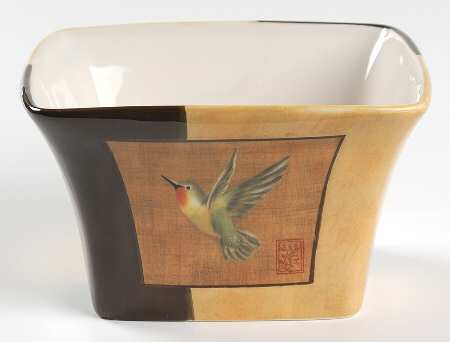 Golden Orchids Individual Ice Cream Dish