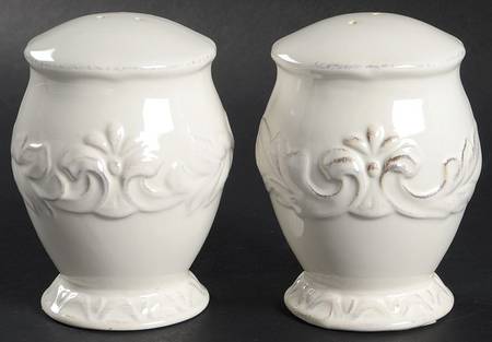 Firenze Ivory Salt & Pepper Set