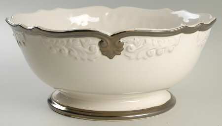 Regency Ivory 11" Large Salad Serving Bowl