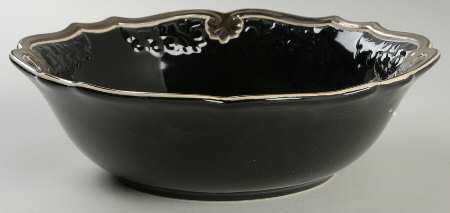 Regency Black 10" Round Vegetable Bowl