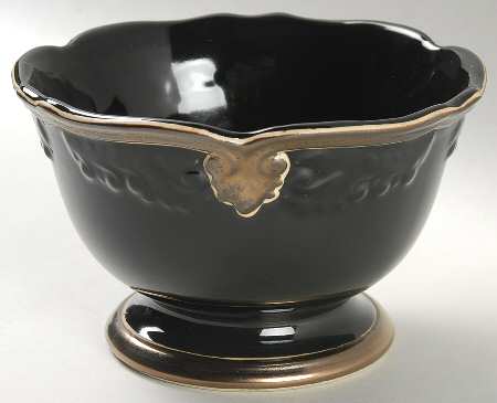 Regency Black Individual Ice Cream Dish