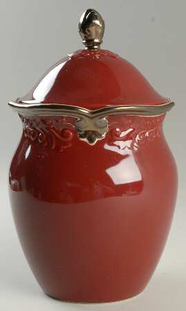 Regency Red Large Canister & Lid