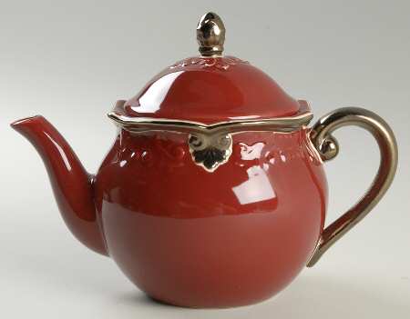 Regency Red Teapot & Lid