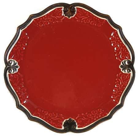 Regency Red Salad Plate