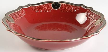 Regency Red Coupe Soup Bowl