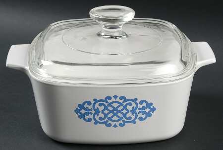 Shell Oil Medallion 1.5 Quart Square Casserole with Lid