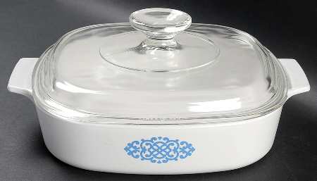 Shell Oil Medallion 1.5 Quart Square Casserole with Lid