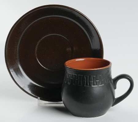 CEA12 Flat Cup & Saucer Set