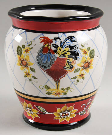 Chanticleer Rooster Medium Canister No Lid