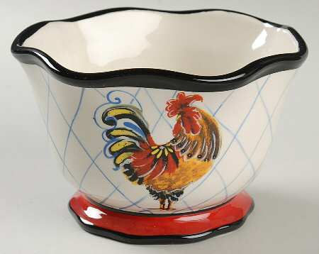 Chanticleer Rooster Individual Ice Cream Dish