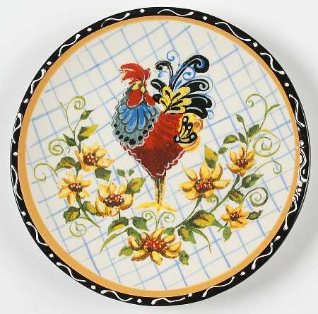 Chanticleer Rooster Salad Plate