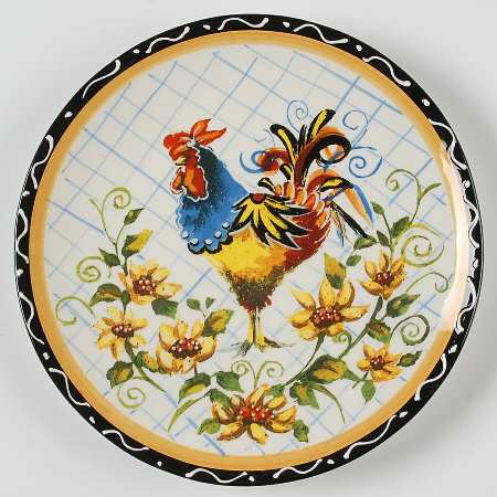 Chanticleer Rooster Salad Plate
