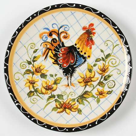 Chanticleer Rooster Salad Plate