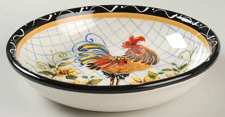 Chanticleer Rooster Soup/Cereal Bowl