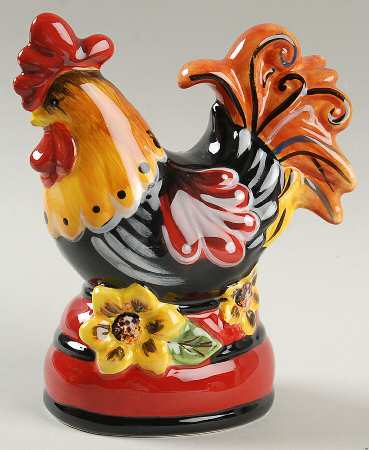 Chanticleer Rooster Figural Pepper Shaker