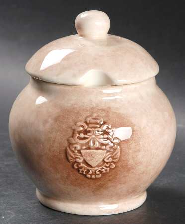 Crest Sugar Bowl & Lid