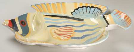 Blue Lagoon 1 Piece Figural Chip and Dip