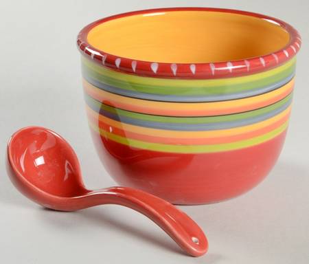 Hot Tamale Salsa Bowl & Spoon Set