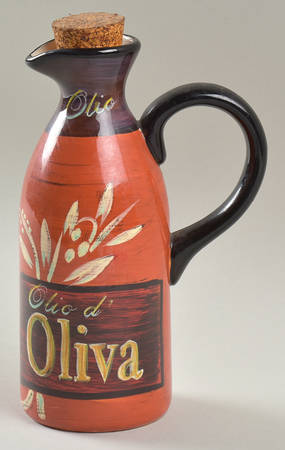 Cucina (Cheese, Wine, Olive Oil) Oil Jar & Cork Stopper
