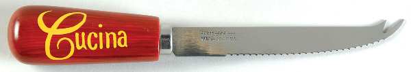 Cucina (Cheese, Wine, Olive Oil) Cheese Knife with Stainless Blade