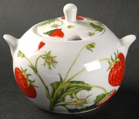 Berry Fields Sugar Bowl & Lid
