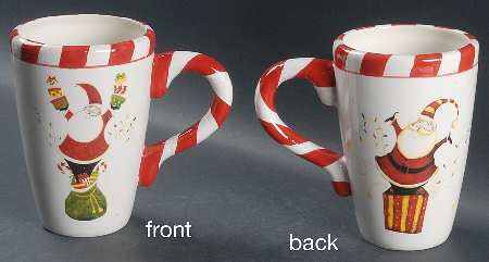 Celebrate Santa Latte Mug