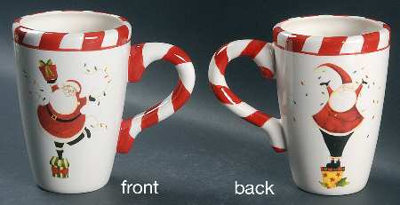 Celebrate Santa Latte Mug