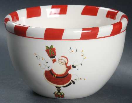 Celebrate Santa Individual Ice Cream Dish