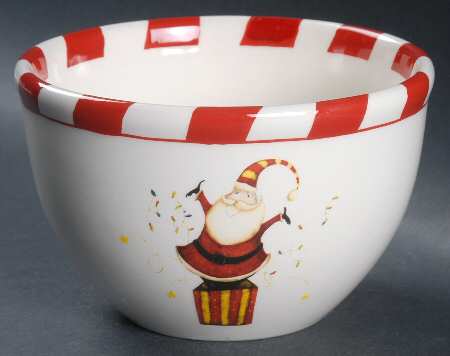 Celebrate Santa Individual Ice Cream Dish
