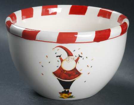Celebrate Santa Individual Ice Cream Dish
