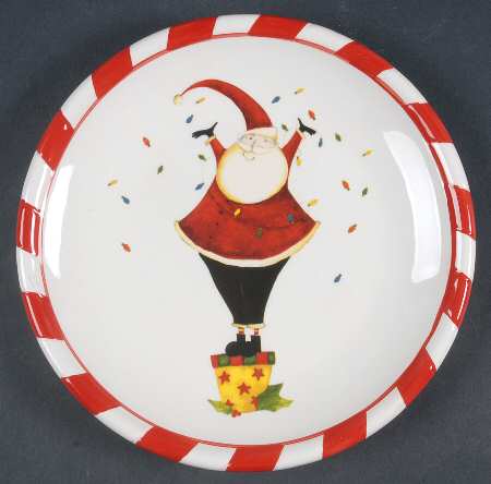 Celebrate Santa Salad Plate