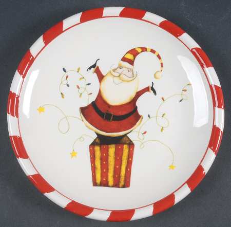 Celebrate Santa Salad Plate
