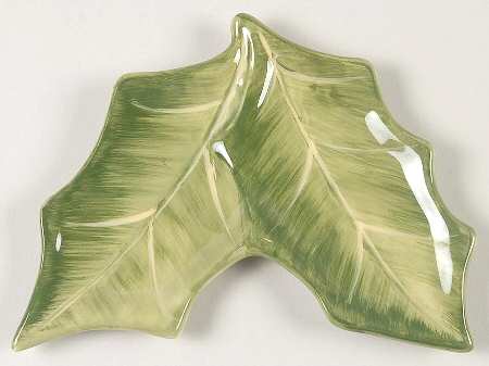 Holly Birds Tray for Figural Salt & Pepper Set