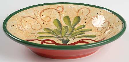 Tuscan Christmas 9" Individual Pasta Bowl