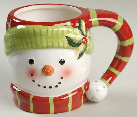 Holiday Playmates (Snowman) Mug