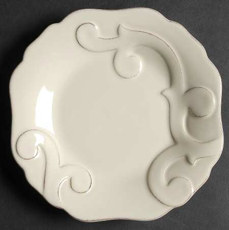 Arabesque Cream Bread & Butter Plate