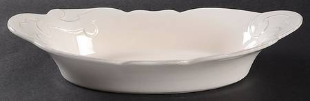 Arabesque White 12" Augratin